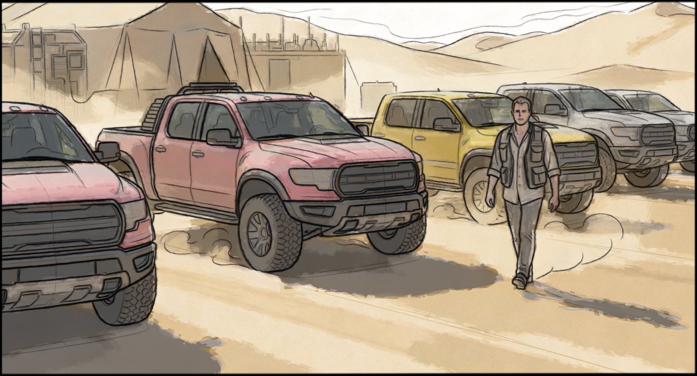 Storyboards - storyboard frame 9 by Dakota Warren